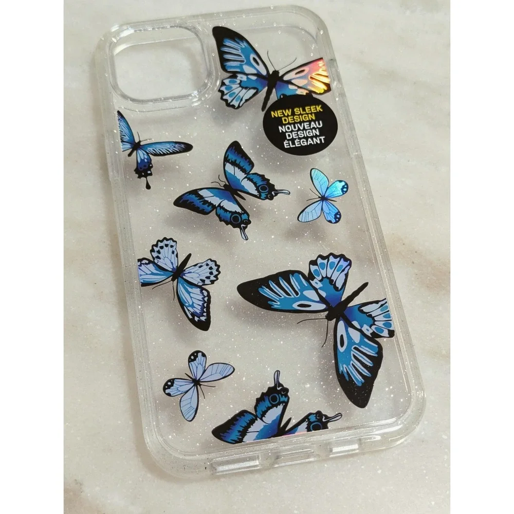 T3. OtterBox Symmetry Case For Apple iPhone 14 Plus In Y2K‎ Butterfly/Stardust